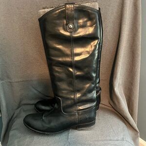 Black Leather Boots